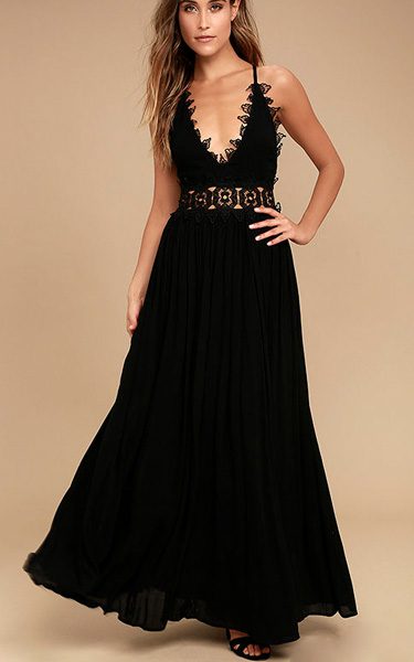 This Is Love Black Lace Maxi Dress - Best Maxi Dress